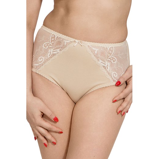 Mitex Aga Majtki wysokie figi, beż ze sklepu kontri.pl w kategorii Majtki damskie - zdjęcie 188671256