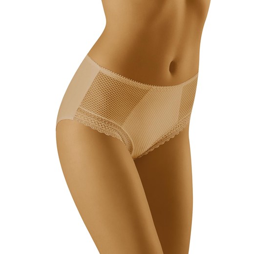 Wol-Bar Roma Majtki wysokie figi, beżowy ze sklepu kontri.pl w kategorii Majtki damskie - zdjęcie 188671395