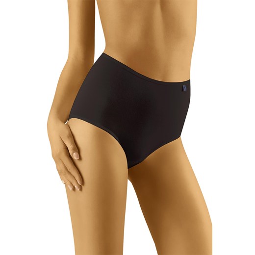 Wol-Bar Tahoo Maxi Majtki wysokie figi, czarny ze sklepu kontri.pl w kategorii Majtki damskie - zdjęcie 188671458