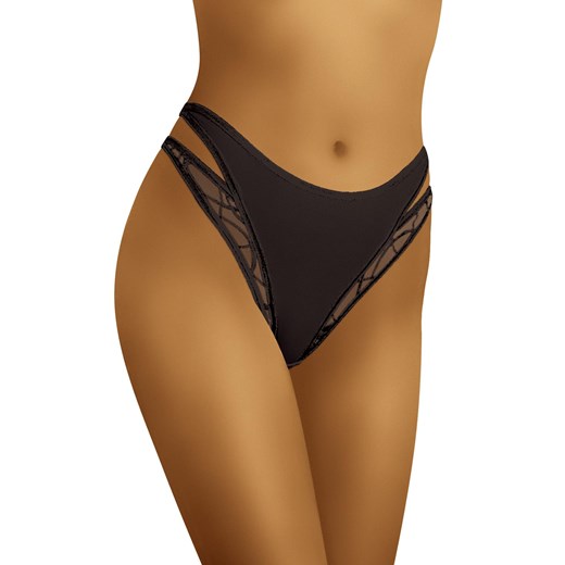 Wol-Bar Fiki Majtki figi, czarny ze sklepu kontri.pl w kategorii Majtki damskie - zdjęcie 188671557
