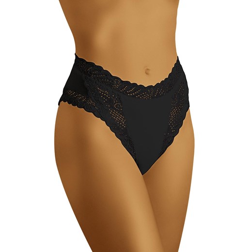 Wol-Bar Abra Majtki figi, czarny ze sklepu kontri.pl w kategorii Majtki damskie - zdjęcie 188671629