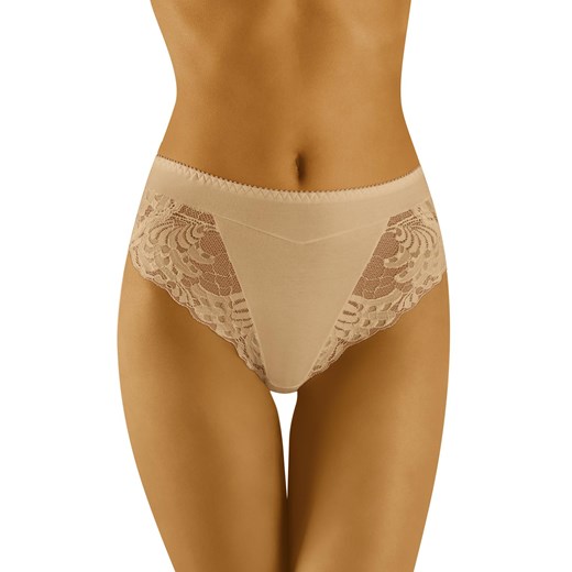 Wol-Bar Eco-Zo Majtki wysokie figi, beżowy ze sklepu kontri.pl w kategorii Majtki damskie - zdjęcie 188672129