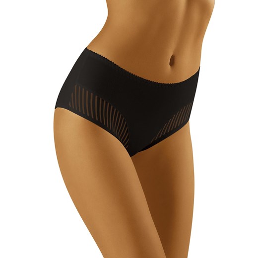 Wol-Bar Eco-QI Majtki wysokie figi, czarny ze sklepu kontri.pl w kategorii Majtki damskie - zdjęcie 188672605