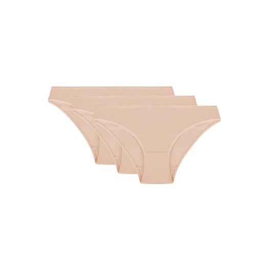 Vivisence 4003 3-pack Majtki figi, beżowy ze sklepu kontri.pl w kategorii Majtki damskie - zdjęcie 188672795