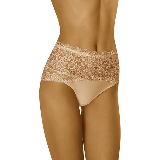 Wol-Bar Teri Majtki wysokie figi, beż ze sklepu kontri.pl w kategorii Majtki damskie - zdjęcie 188672798