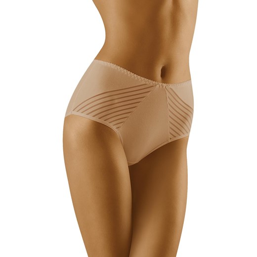 Wol-Bar Eco-Ma Majtki wysokie figi, beżowy ze sklepu kontri.pl w kategorii Majtki damskie - zdjęcie 188674519