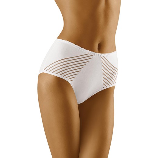 Wol-Bar Eco-Ma Majtki wysokie figi, biały ze sklepu kontri.pl w kategorii Majtki damskie - zdjęcie 188674528