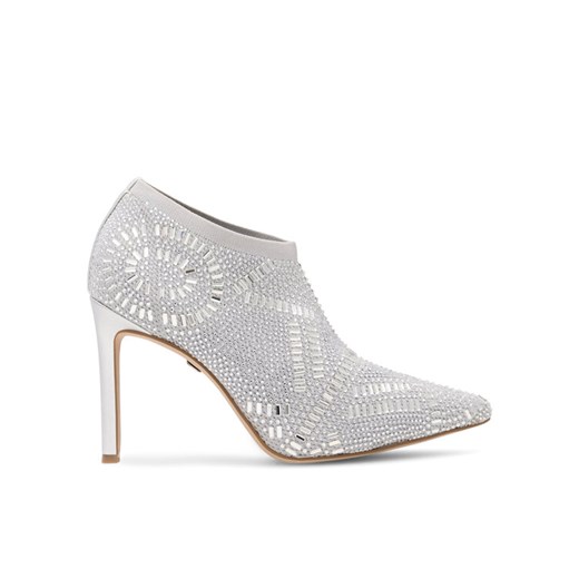 Szpilki Nine West MAJDY FF-1717 Srebrny ze sklepu eobuwie.pl w kategorii Botki - zdjęcie 188676257