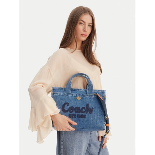 Coach Torebka Cargo CR657 B4/IN Niebieski ze sklepu MODIVO w kategorii Torby Shopper bag - zdjęcie 188688245