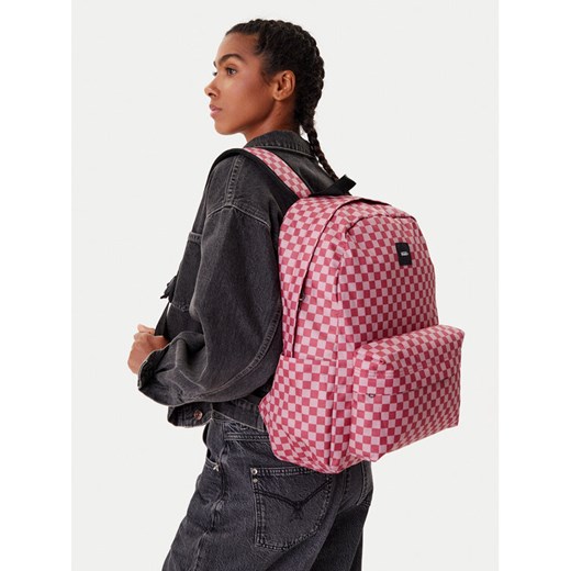 Plecak Vans Old Skool Check VN000H4XZRY1 Różowy ze sklepu eobuwie.pl w kategorii Plecaki - zdjęcie 188689495