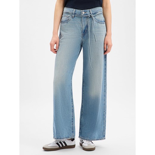 Levi's Dżinsy - XL proste Kobiety Bawełna bielony jednolity ze sklepu vangraaf w kategorii Jeansy damskie - zdjęcie 188692855