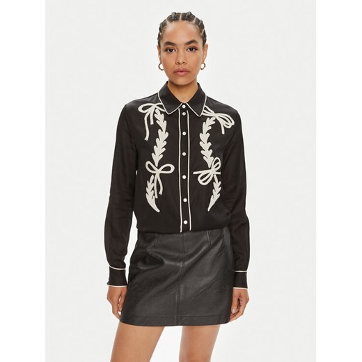 Pinko Koszula Chips Camicia 103474 A1XM Czarny Regular Fit ze sklepu MODIVO w kategorii Koszule damskie - zdjęcie 188713859