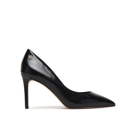 Szpilki Tommy Hilfiger Essential Pointed Pump FW0FW09362 Czarny ze sklepu eobuwie.pl w kategorii Czółenka - zdjęcie 188716589