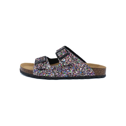 billowy Klapki w kolorze czarnym ze wzorem ze sklepu Limango Polska w kategorii Klapki damskie - zdjęcie 188720719