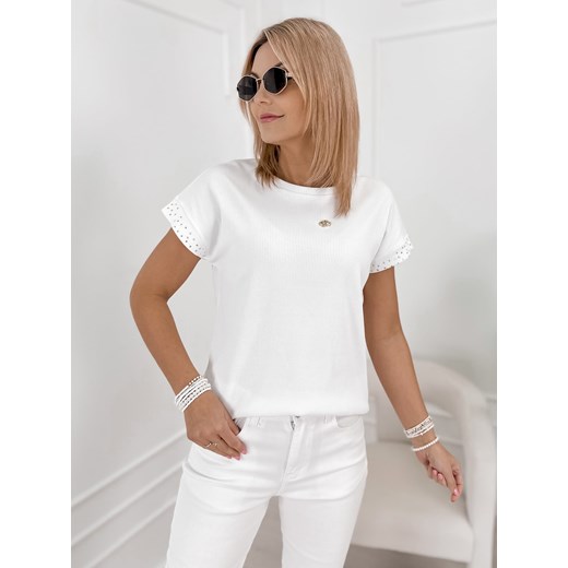 bluzka zuri biała one size ze sklepu UBRA w kategorii Bluzki damskie - zdjęcie 188726436