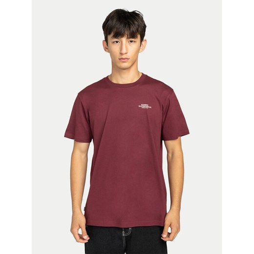 Element T-Shirt Element Co ELYZT00603 Bordowy Regular Fit ze sklepu MODIVO w kategorii T-shirty męskie - zdjęcie 188744815