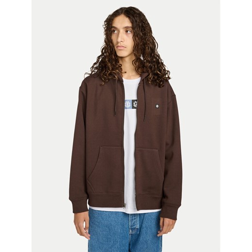 Element Bluza Icon Rain ELYFT00204 Brązowy Relaxed Fit ze sklepu MODIVO w kategorii Bluzy męskie - zdjęcie 188752477