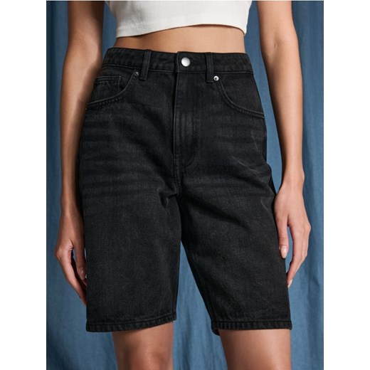 Sinsay - Szorty jeansowe - czarny ze sklepu Sinsay w kategorii Szorty - zdjęcie 188754648