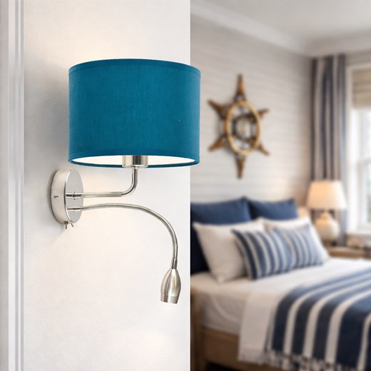 Dwupunktowy kinkiet ścienny do czytania CAPRI regulowany panel LED ze sklepu Lysne w kategorii Lampy ścienne - zdjęcie 188754726