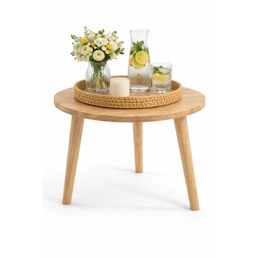 Skandynawski Stolik Kawowy Dąb Craft Złoty Z3-W55 ze sklepu Edinos.pl w kategorii Stoliki kawowe - zdjęcie 188757167