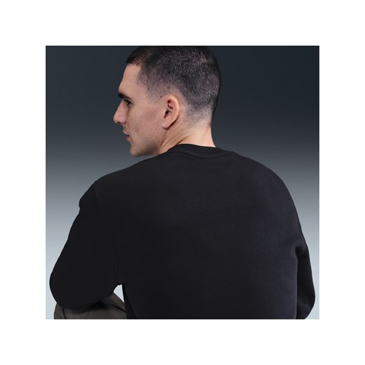 Męska bluza z dzianiny Nike Club - Czerń ze sklepu Nike poland w kategorii Bluzy męskie - zdjęcie 188757187