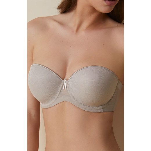 Biustonosz samonośny balkonetka beżowy Vilma, Kolor beżowy, Rozmiar 75C, Selene ze sklepu Primodo w kategorii Biustonosze - zdjęcie 188781038