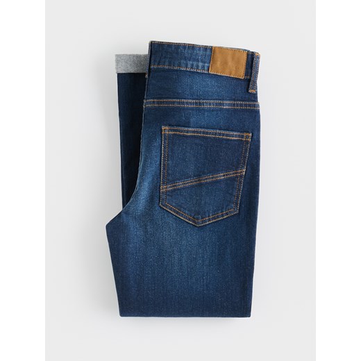 Reserved - Jeansy regular fit - granatowy ze sklepu Reserved w kategorii Spodnie chłopięce - zdjęcie 188822879