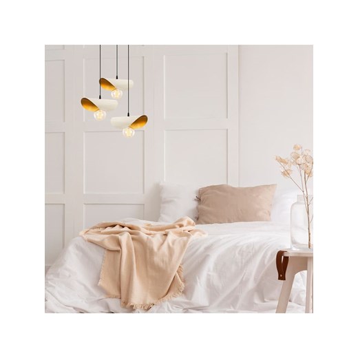 Opviq Lampa wisząca "Sivani" w kolorze kremowym - Ø 45 cm Opviq onesize promocja Limango Polska