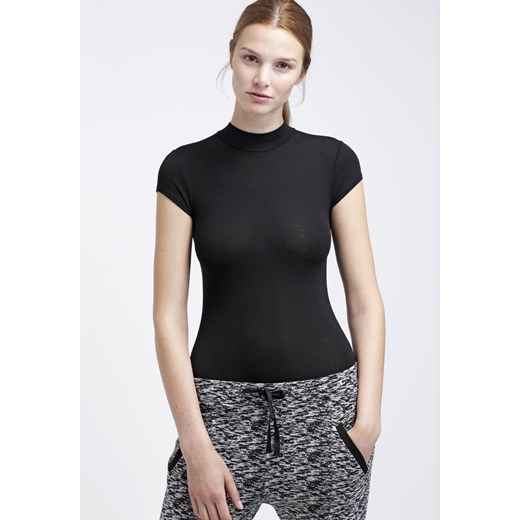 Miss Selfridge Tshirt basic black zalando szary glamour