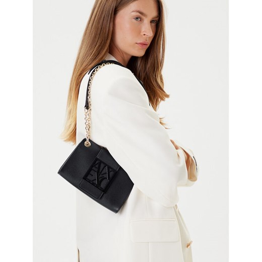Torebka Armani Exchange XW000281 AF13672 UC001 Czarny ze sklepu eobuwie.pl w kategorii Kopertówki - zdjęcie 188829337