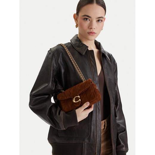 Torebka Coach Tabby CCK48 Brązowy ze sklepu eobuwie.pl w kategorii Kopertówki - zdjęcie 188832516
