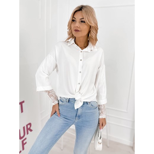 koszula eloise ecru one size ze sklepu UBRA w kategorii Koszule damskie - zdjęcie 188833929