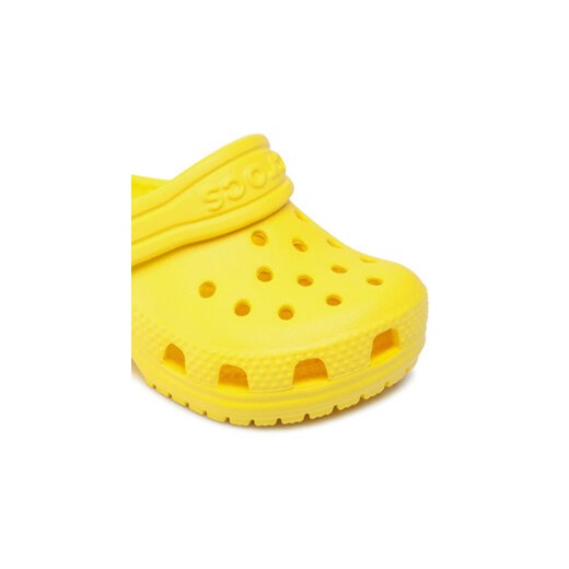 Klapki Crocs Classic Clog T 206990 Żółty Crocs 25_26 eobuwie.pl