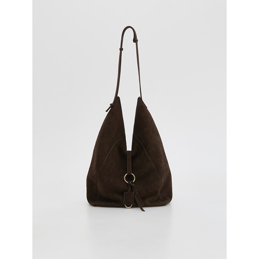 Reserved - Torebka hobo - ciemnobrązowy Reserved ONE SIZE Reserved