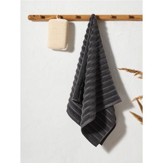 Sinsay - Bawełniany ręcznik - szary ze sklepu Sinsay w kategorii Ręczniki - zdjęcie 188854848