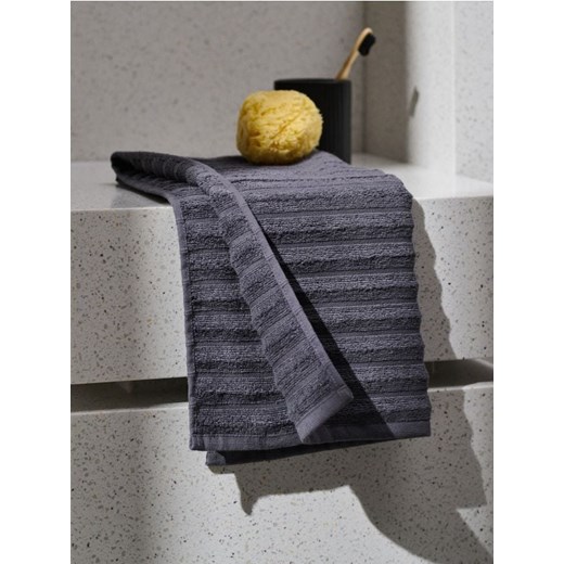 Sinsay - Bawełniany ręcznik - szary ze sklepu Sinsay w kategorii Ręczniki - zdjęcie 188857358