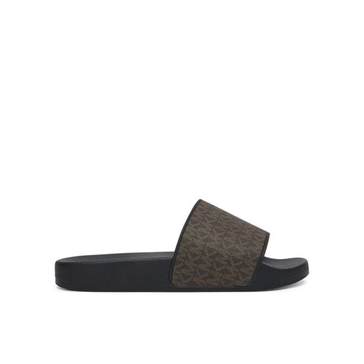 Klapki MICHAEL Michael Kors 42R0JSFA3Q Brązowy ze sklepu eobuwie.pl w kategorii Klapki męskie - zdjęcie 188867606