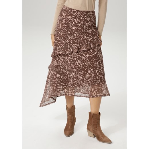Aniston Spódnica w kolorze brązowym ze sklepu Limango Polska w kategorii Spódnice - zdjęcie 188947646
