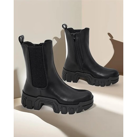 Royalfashion Damskie botki Dorinov ze sklepu royalfashion.pl w kategorii Botki - zdjęcie 188955199