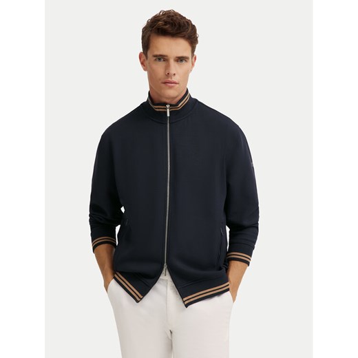 Bugatti Bluza 8750-75080C Granatowy Regular Fit ze sklepu MODIVO w kategorii Bluzy męskie - zdjęcie 188960348