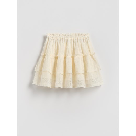Reserved - Tiulowa spódnica - złamana biel ze sklepu Reserved w kategorii Spódnice dziewczęce - zdjęcie 188963426