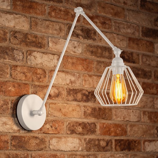 Czarny długi kinkiet loftowy z regulowanym ramieniem BALUMI LOFT ze sklepu Lysne w kategorii Lampy ścienne - zdjęcie 188980585