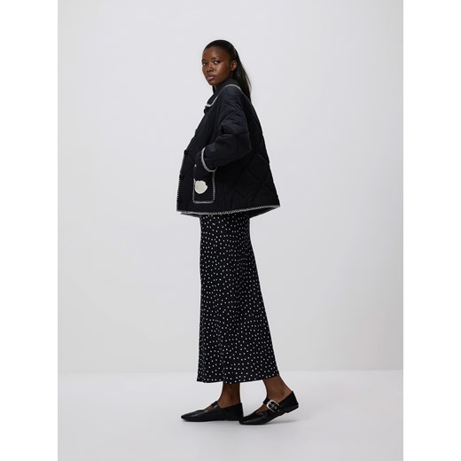 Reserved - Spódnica z wiskozy - czarny ze sklepu Reserved w kategorii Spódnice - zdjęcie 188998197