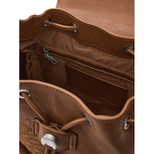 Plecak Desigual 26SAKP39 Brązowy ze sklepu eobuwie.pl w kategorii Plecaki - zdjęcie 189004028