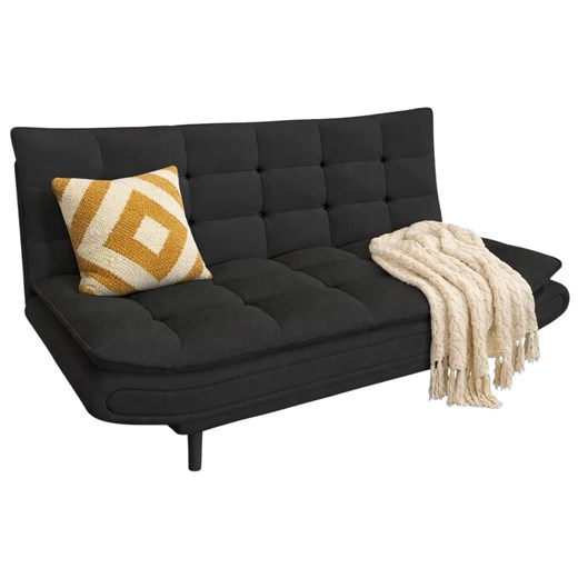 Grafitowa Nowoczesna Wersalka Do Spania N9-F18 ze sklepu Edinos.pl w kategorii Sofy i kanapy - zdjęcie 189006319