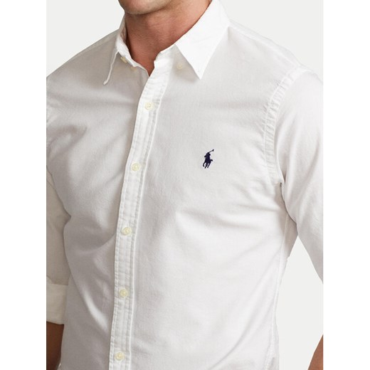 Polo Ralph Lauren Koszula Classics 710736557 Biały Slim Fit ze sklepu MODIVO w kategorii Koszule męskie - zdjęcie 189029105