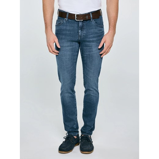 Jeansy męskie skinny granatowe Deric 583 ze sklepu Big Star w kategorii Jeansy męskie - zdjęcie 189030469