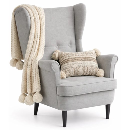 Skandynawski stylowy fotel uszak D5-H13 ze sklepu Edinos.pl w kategorii Fotele - zdjęcie 189035208