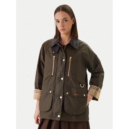 Barbour Kurtka przejściowa Argill Wax LWX1532BR51 Brązowy Regular Fit ze sklepu MODIVO w kategorii Kurtki damskie - zdjęcie 189056269