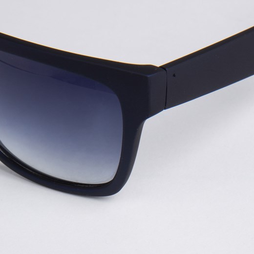 Morato Eyewear - Wayfarer sunglasses with blue lenses morato-it czarny Okulary wayfarer męskie